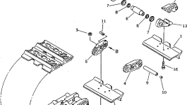 Башмак 144-32-11320 Komatsu