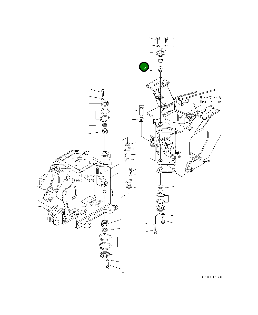 Вал 426-46-11220 Komatsu