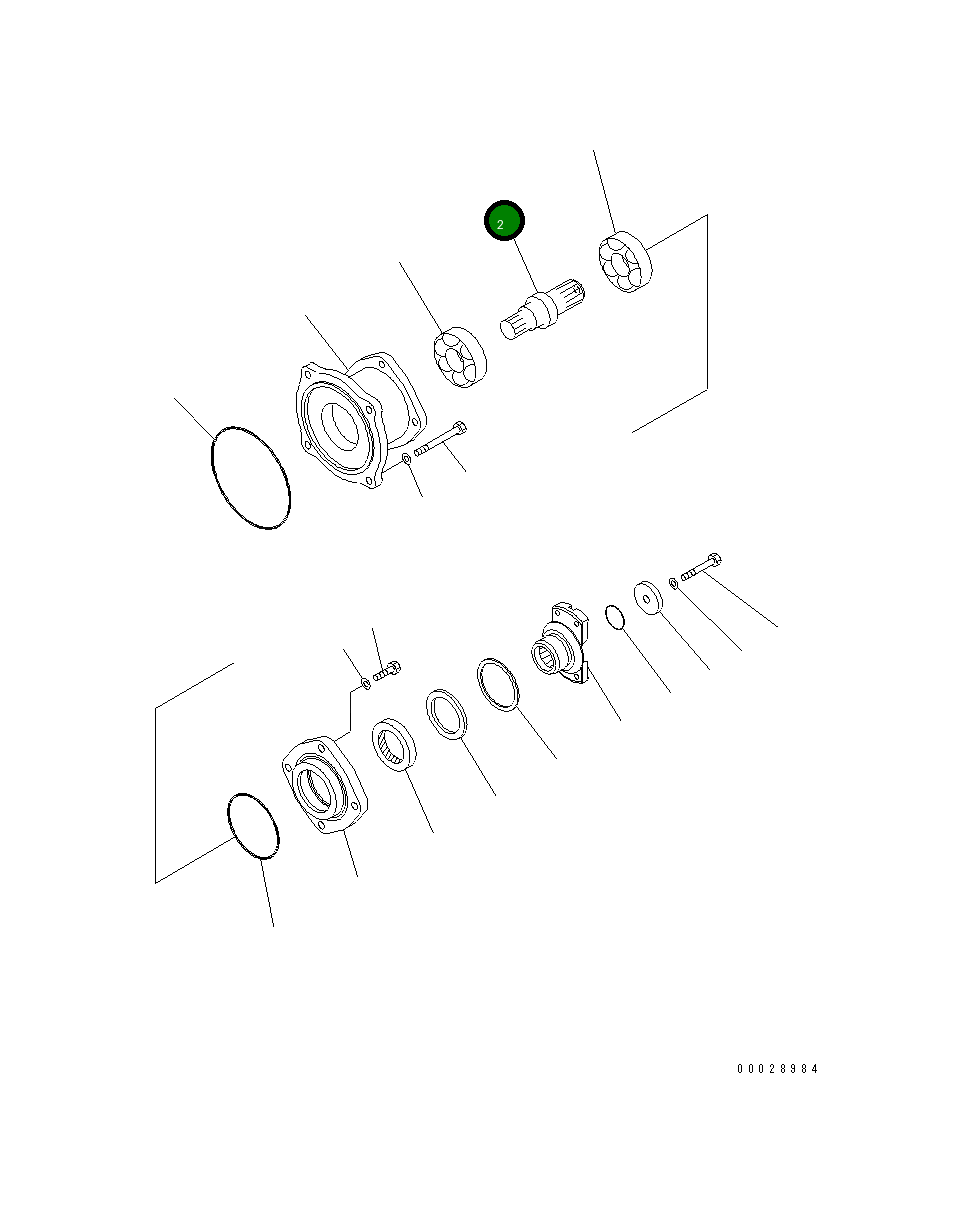 Вал 11Y-960-1120 Komatsu