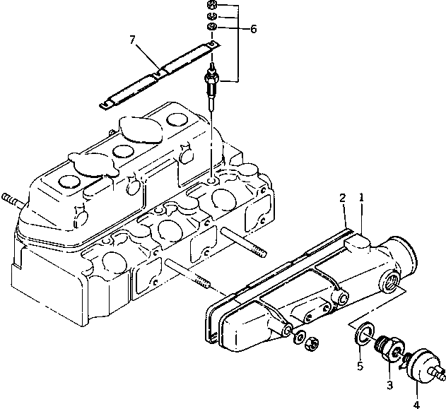 Адаптер YM171063-12640 Komatsu