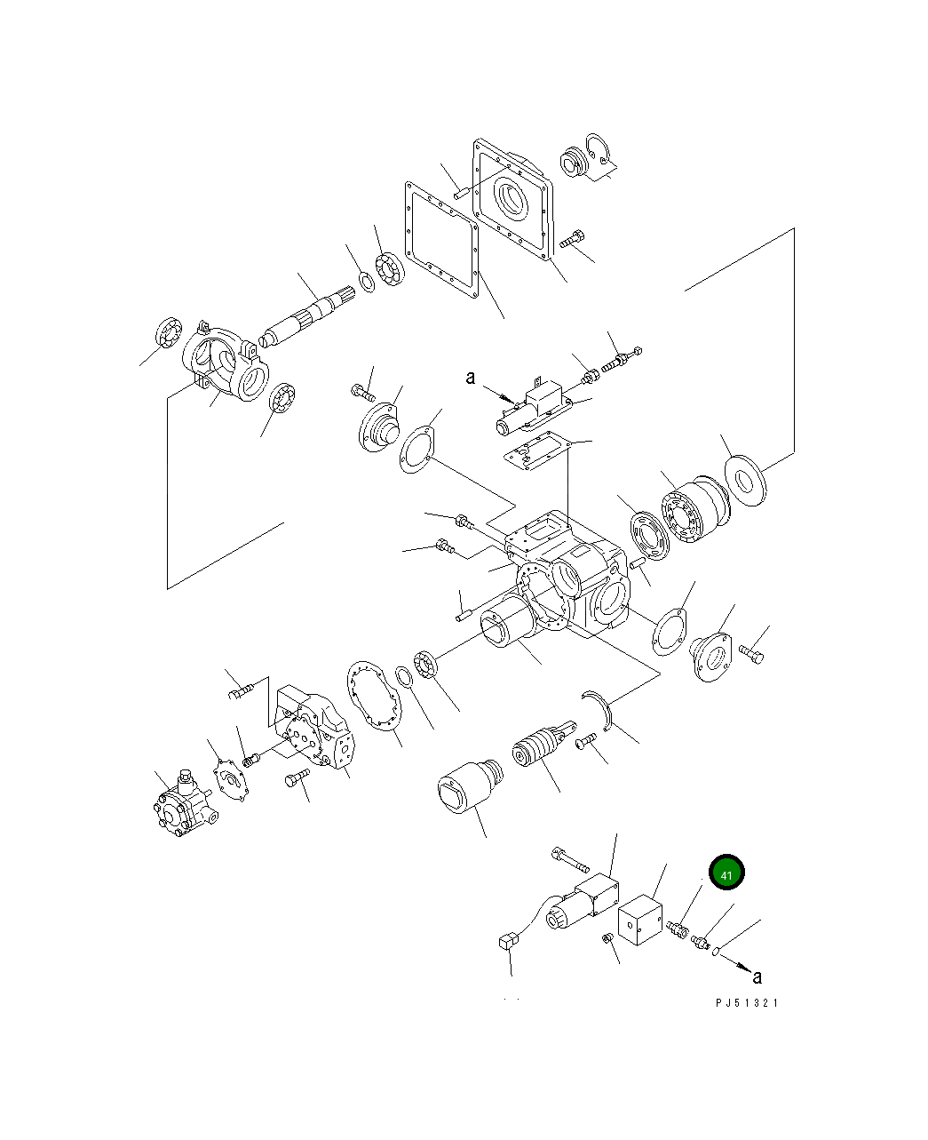 Адаптер 262-61-21940 Komatsu