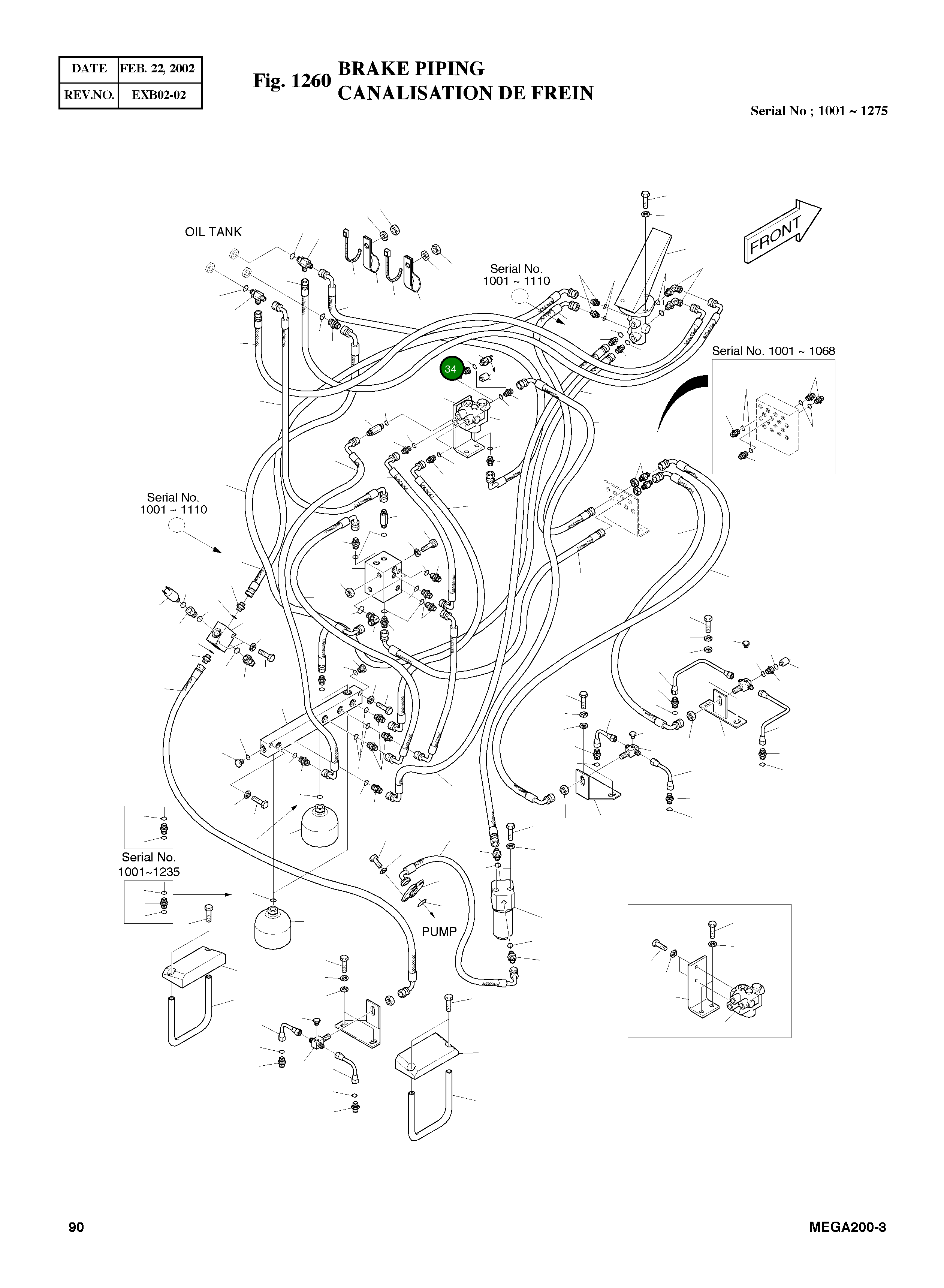 Адаптер PF1/4 4181-2726 Komatsu
