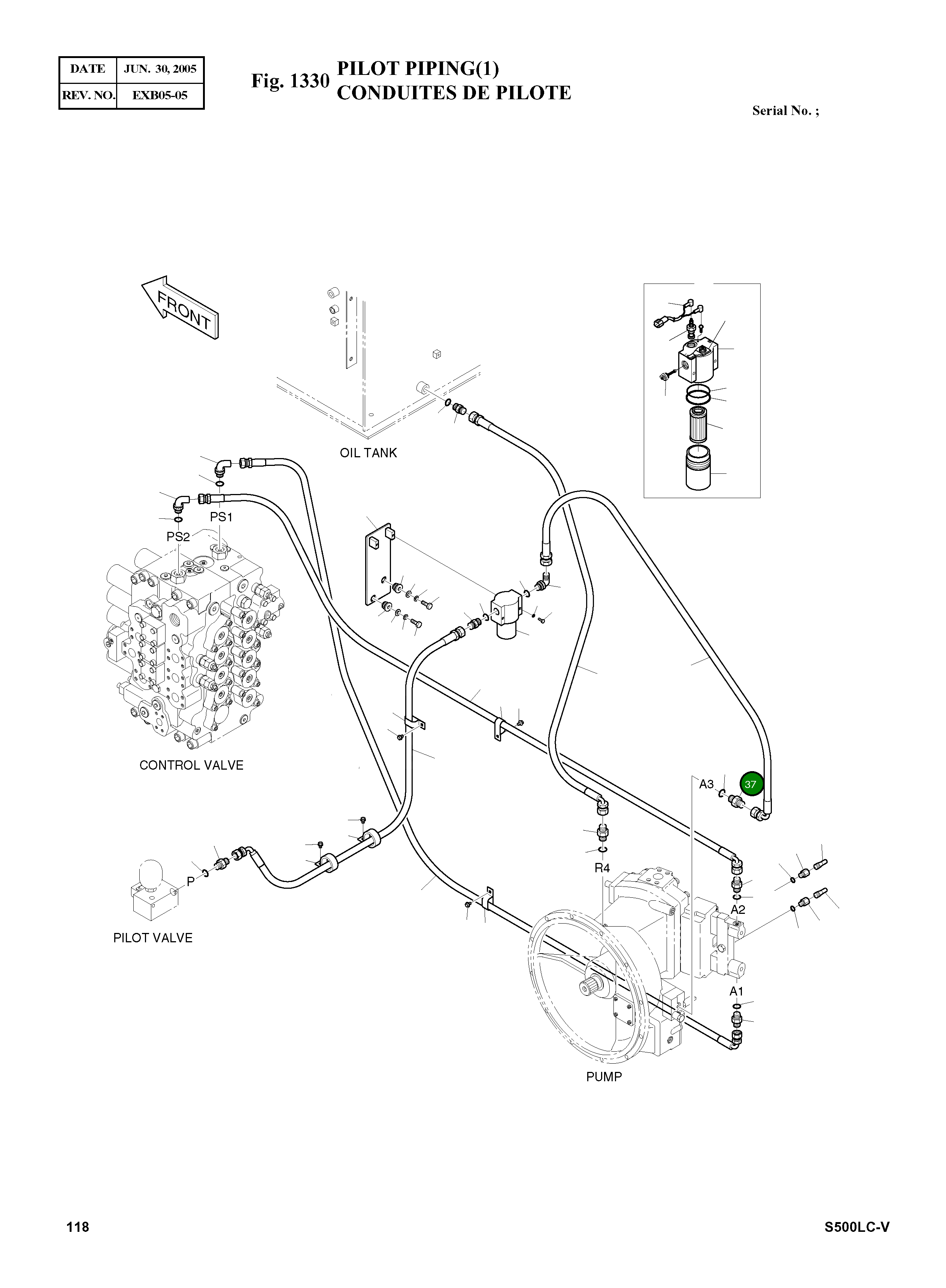 Адаптер 2181-1917D13 Komatsu