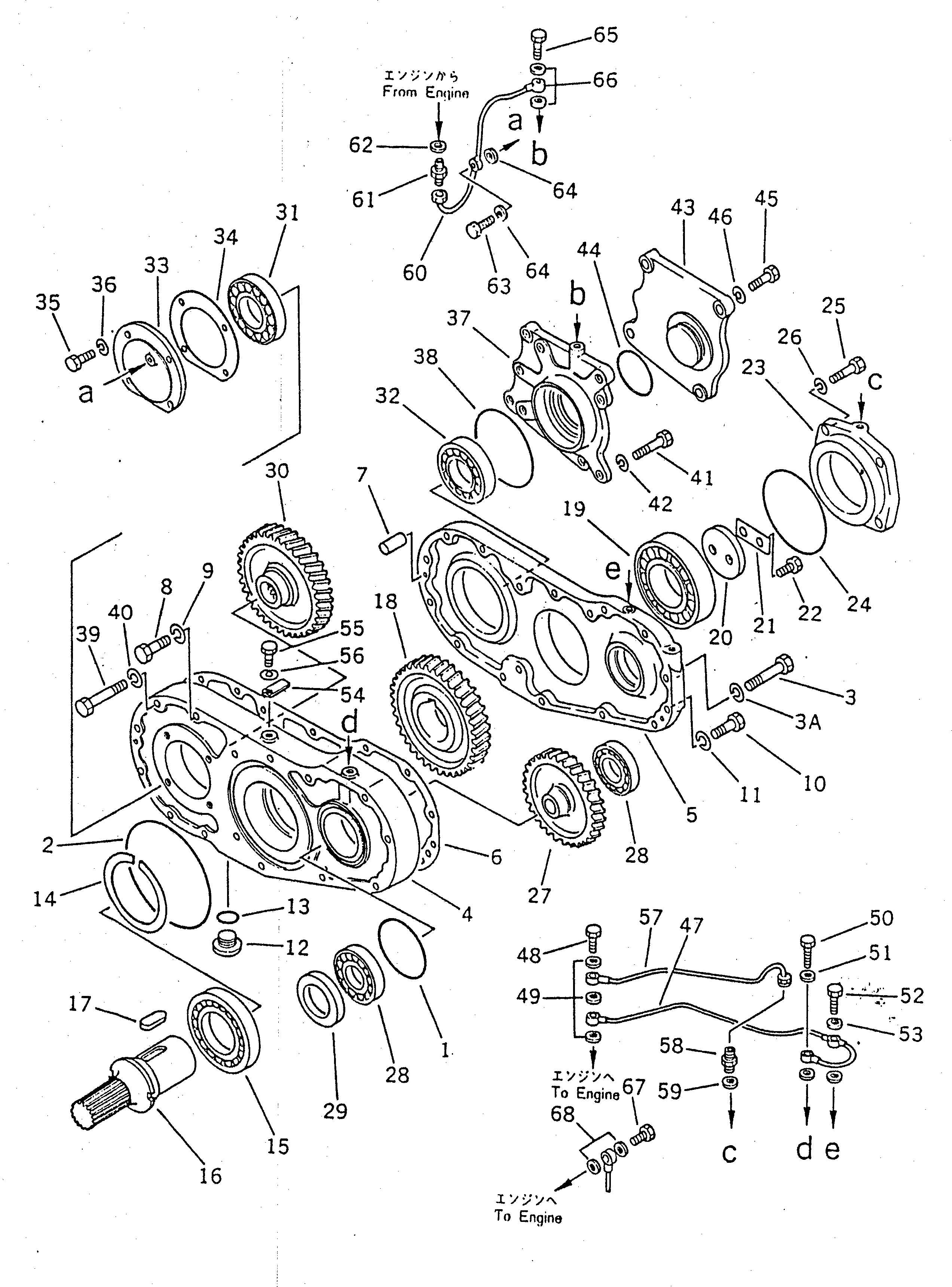 Вал 178-38-11140 Komatsu