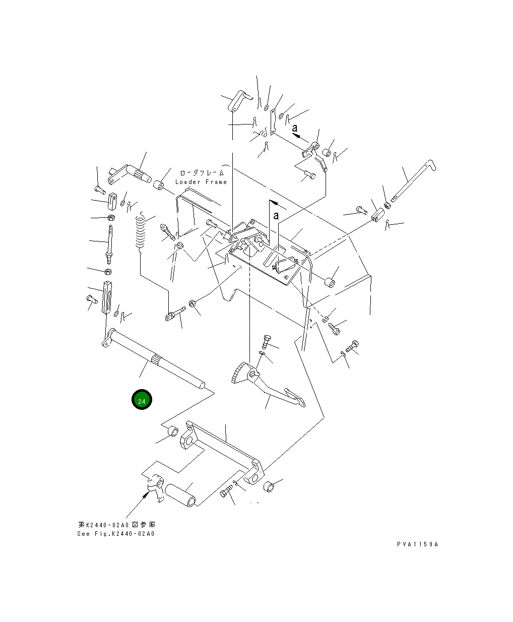 Вал 113-43-38571 Komatsu