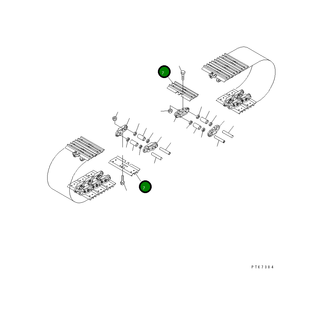 Башмак 203-32-51540 Komatsu