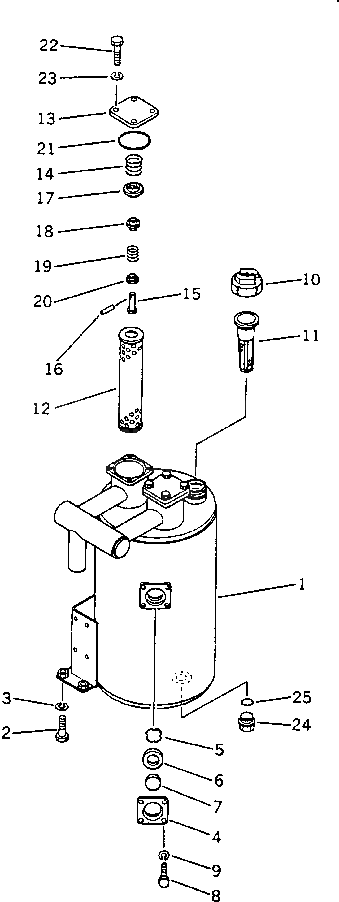 Бак 233-60-21310 Komatsu
