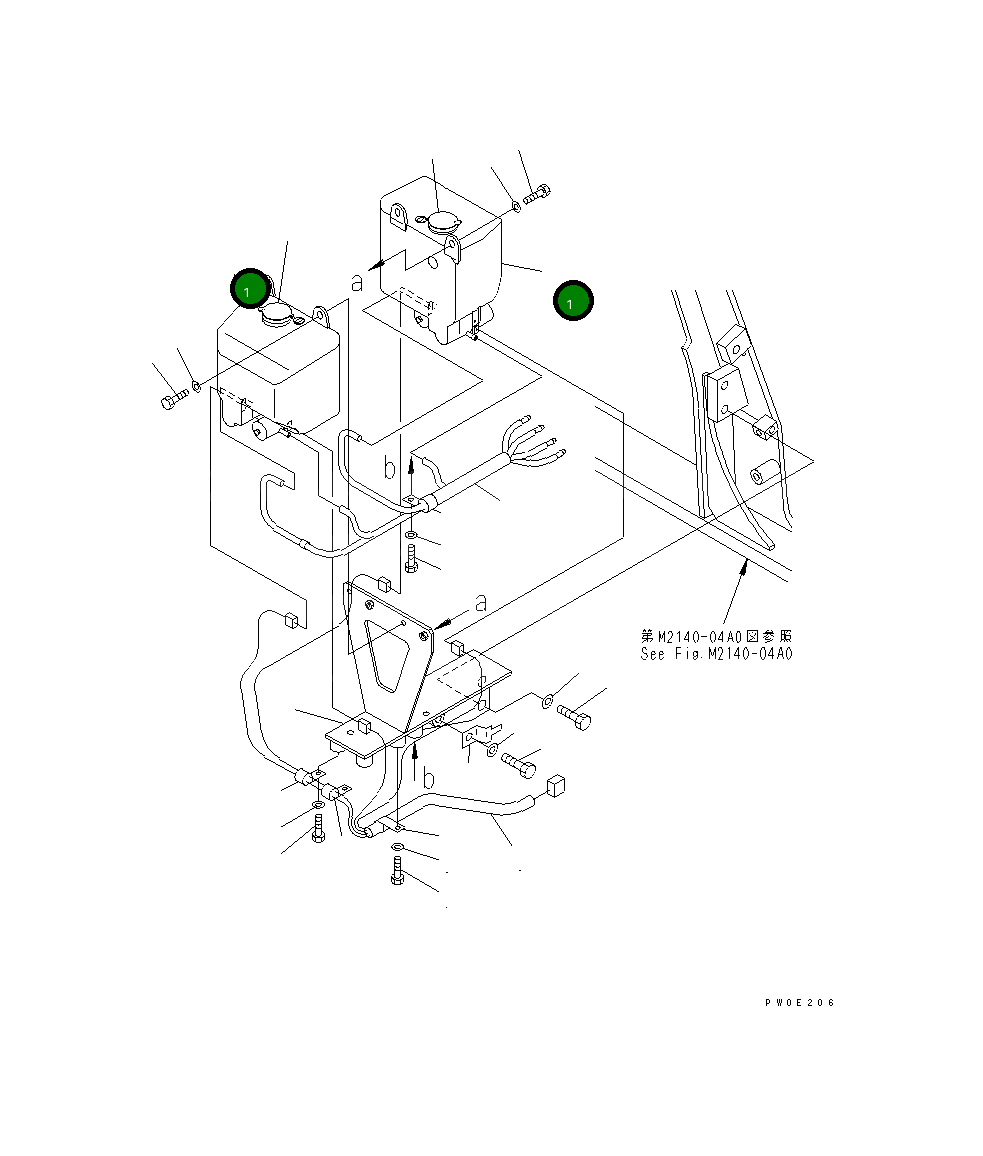 Бак 14X-911-1161 Komatsu