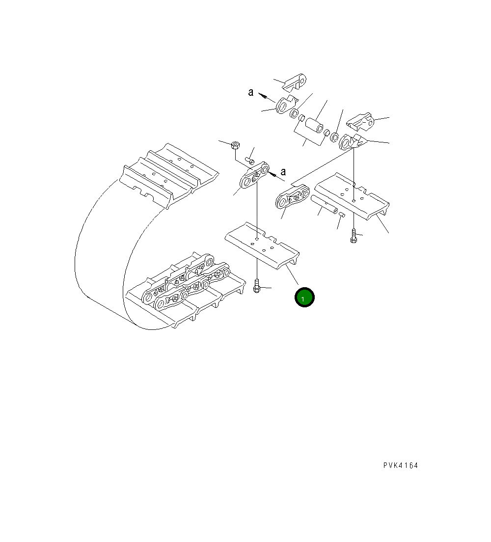 Башмак 112-32-11453 Komatsu