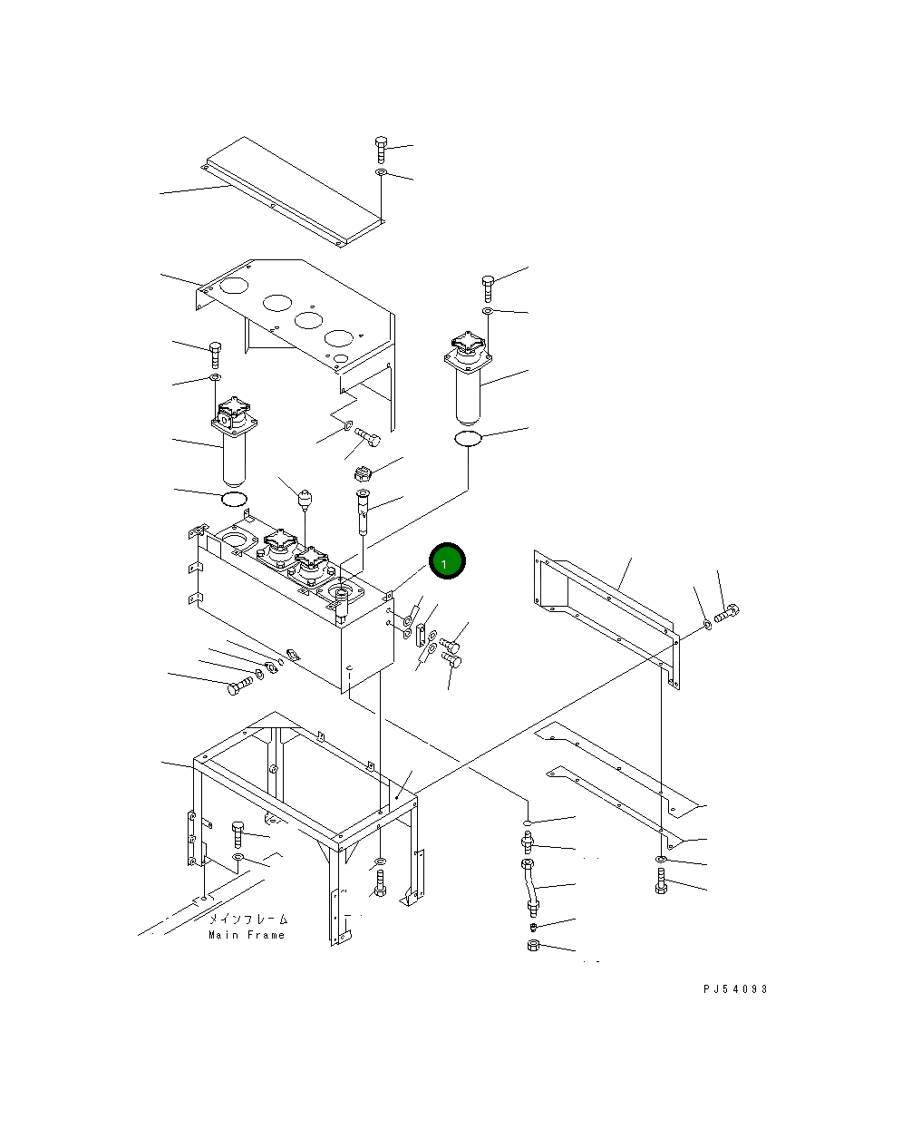 Бак 263-60-33130 Komatsu