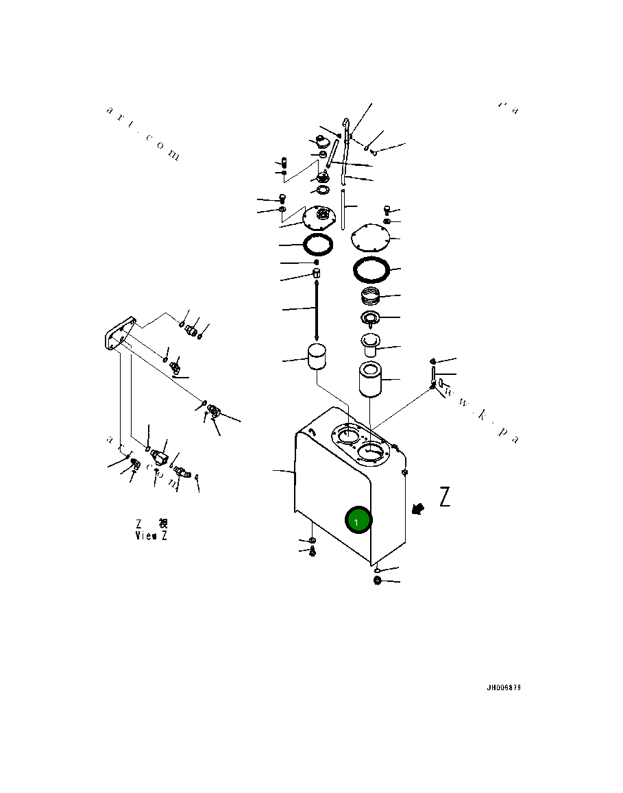 Бак 20Y-60-B2112 Komatsu