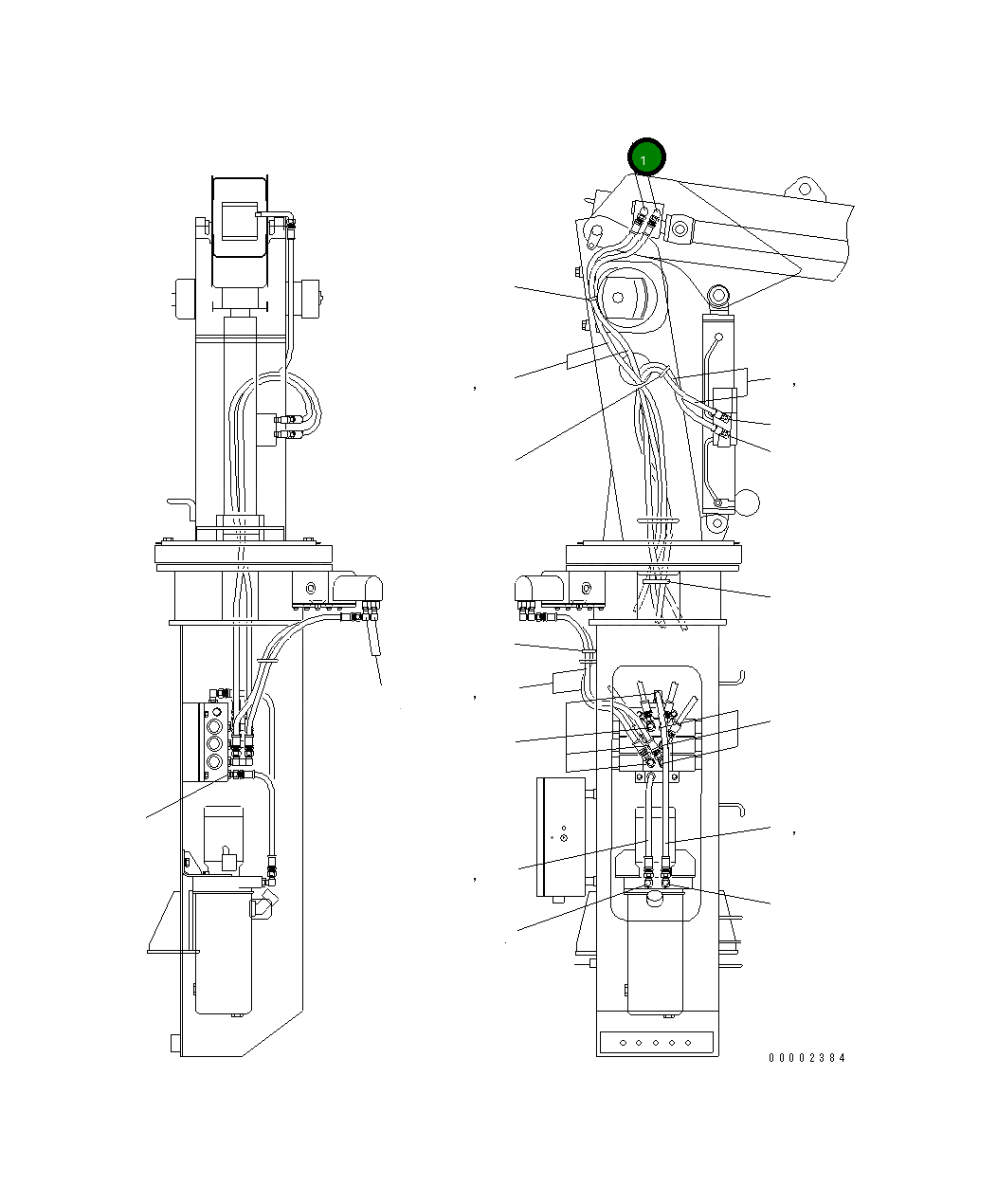 Адаптер MHS511-J0009000 Komatsu