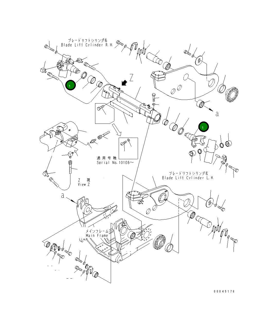 Вилка 19M-61-21111 Komatsu