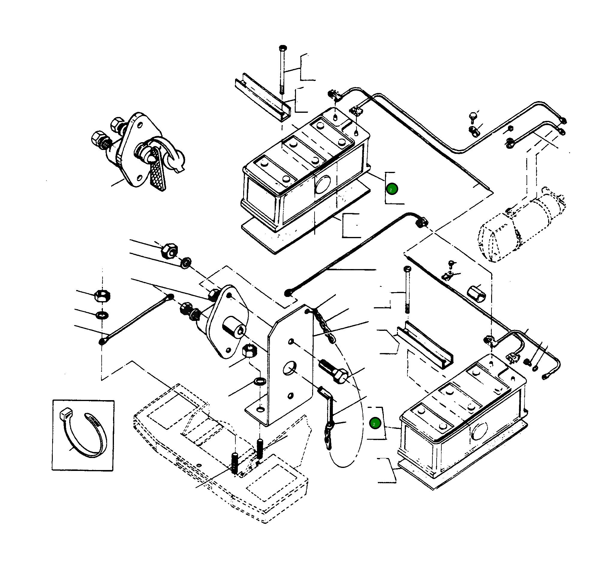 Аккумулятор 3007560X1 Komatsu