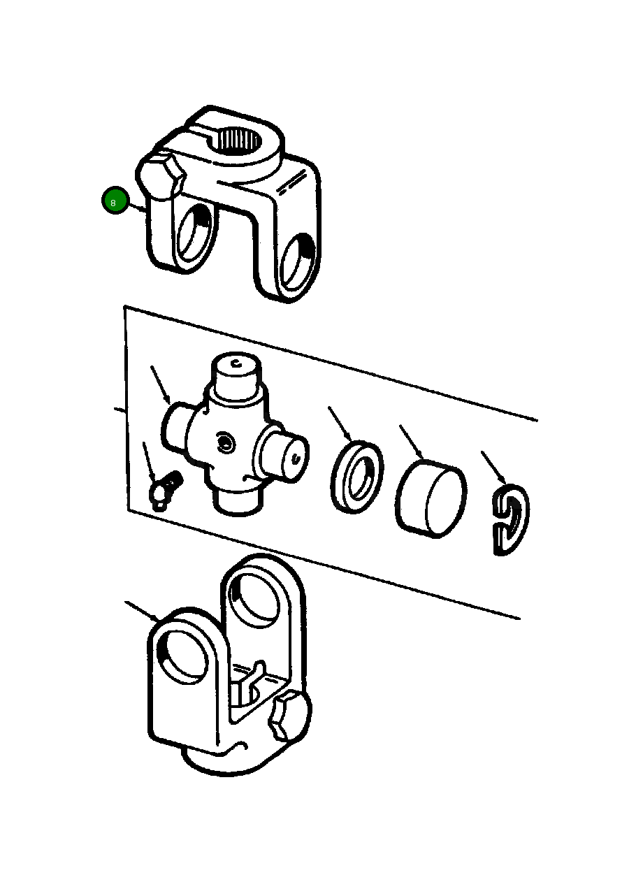 Вилка 107 583 Komatsu