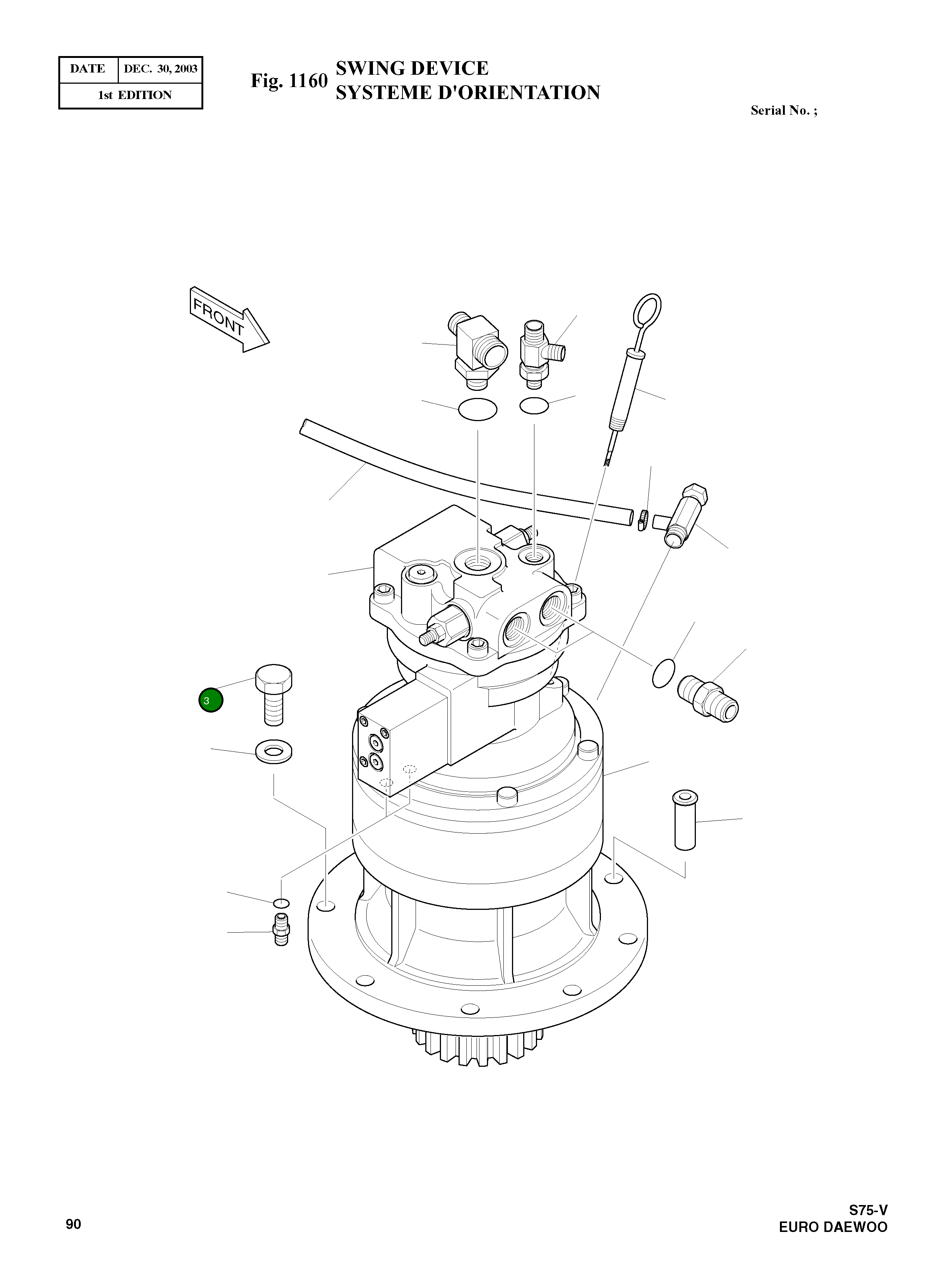 Болт M16X2.0X40 S0565061 Komatsu