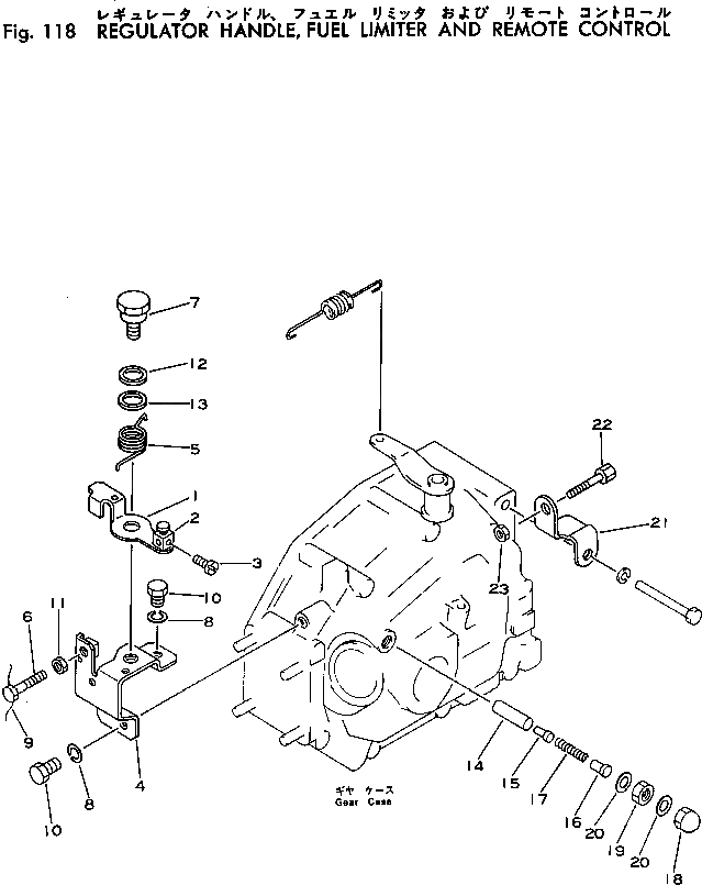 Вал YM105225-66870 Komatsu