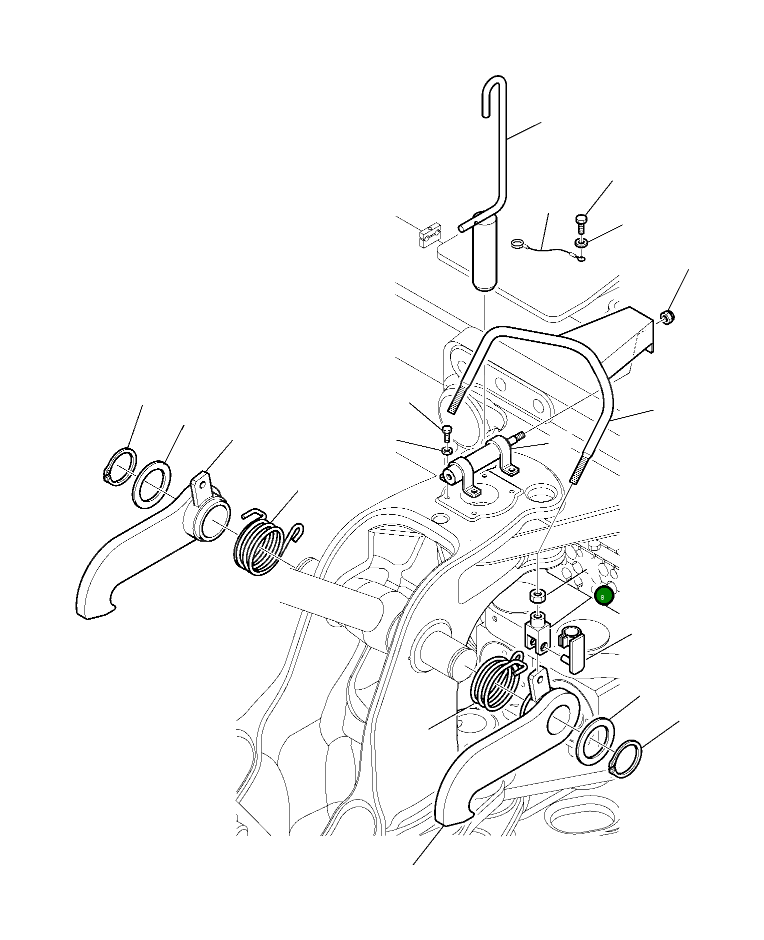 Вилка 37A-09-5Z022 Komatsu