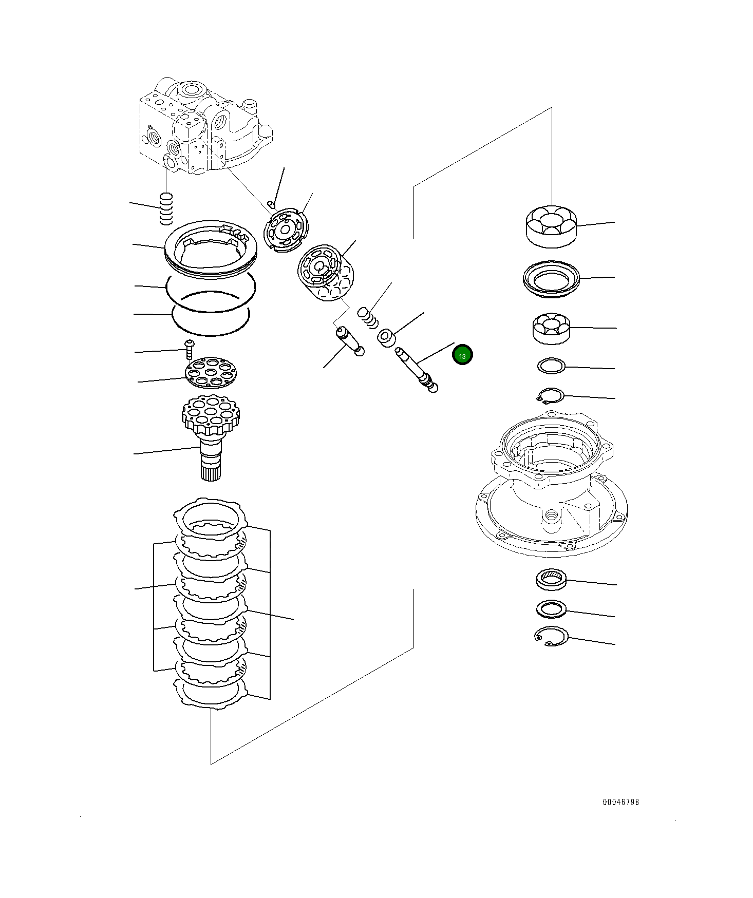 Вал 706-7G-41320 Komatsu