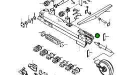 Верхняя направляющая штанга в сборе 1251 883 H91 Komatsu