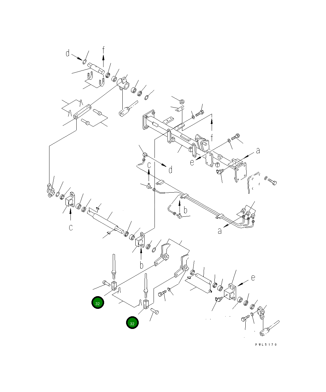 Вилка 04220-21456 Komatsu