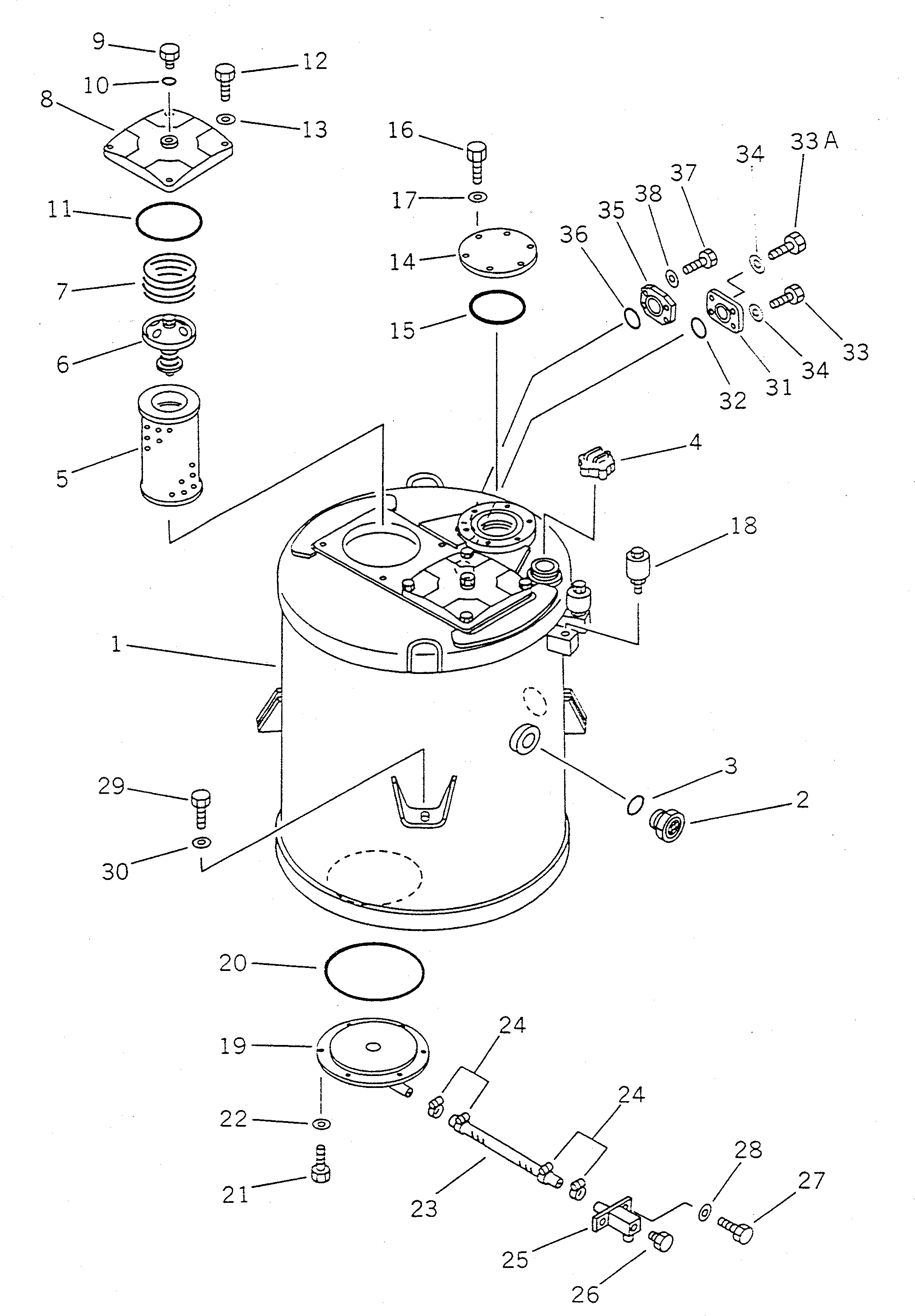 Бак 421-60-11113 Komatsu