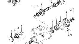 Вал GD371K502 Komatsu