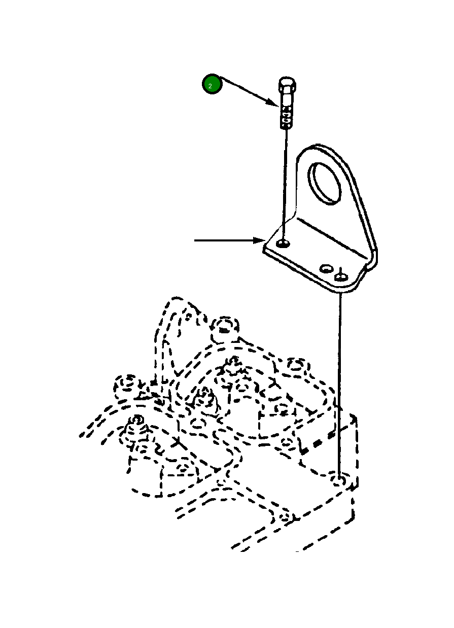 Болт (M12x1.75x30) 1241 231 H1 Komatsu