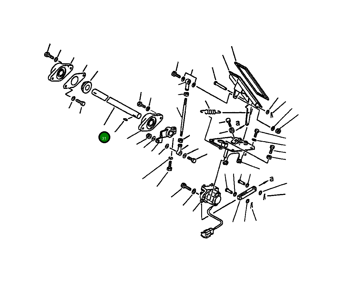 Вал 561-43-61440 Komatsu