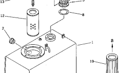 Бак 20T-60-31111 Komatsu