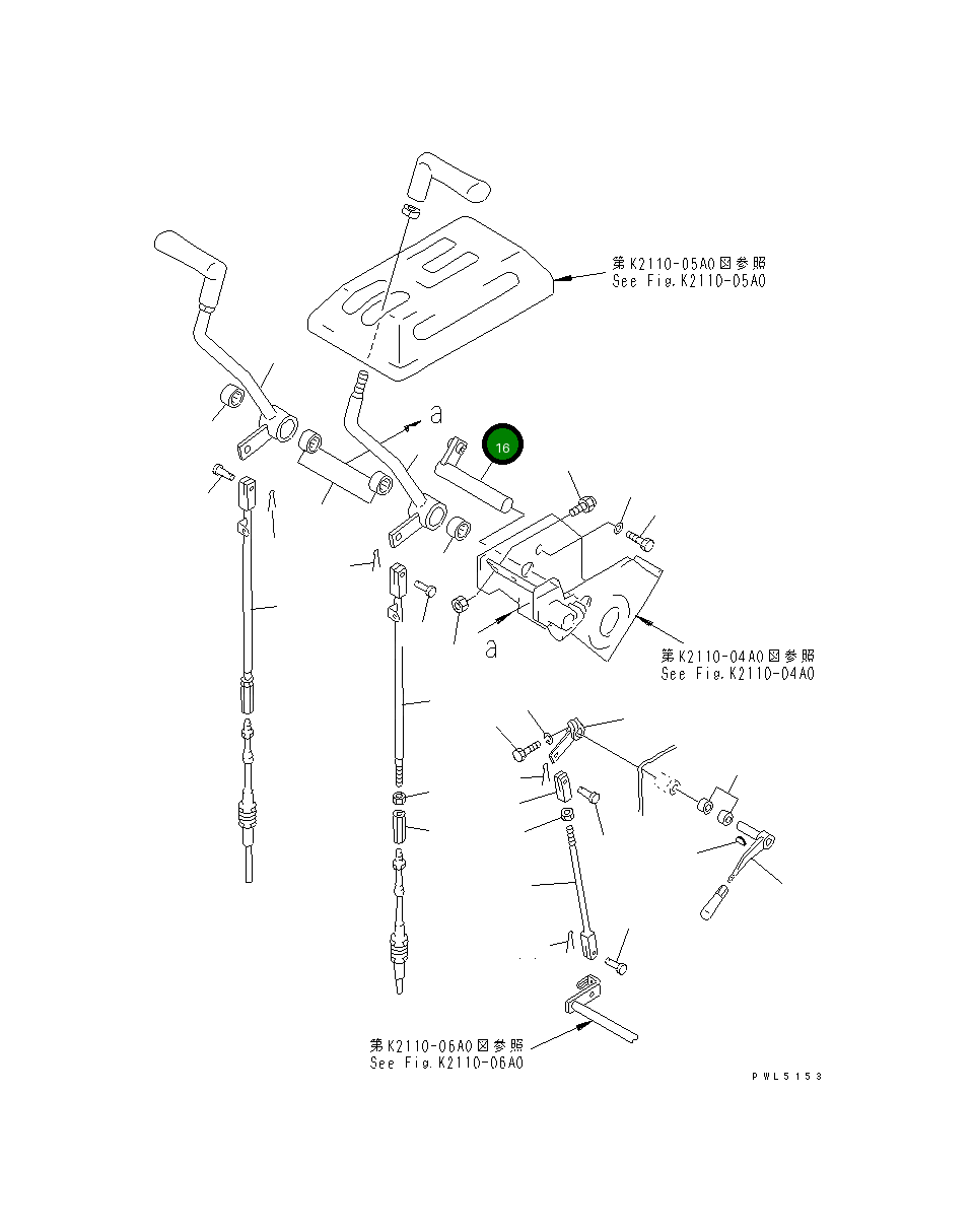 Вал 154-43-42120 Komatsu