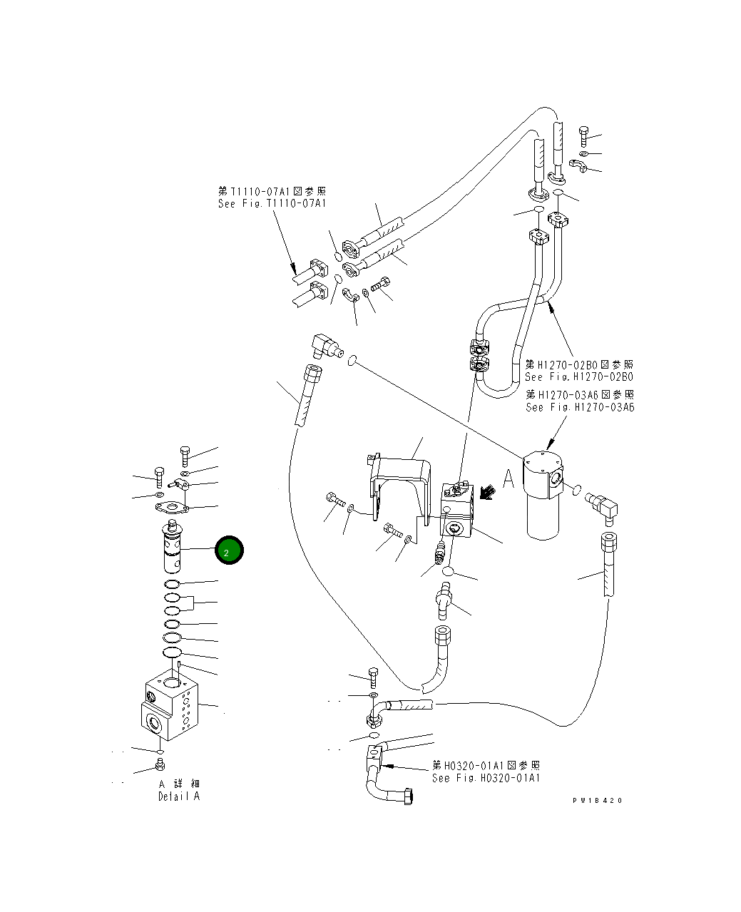 Вал 22U-62-21732 Komatsu