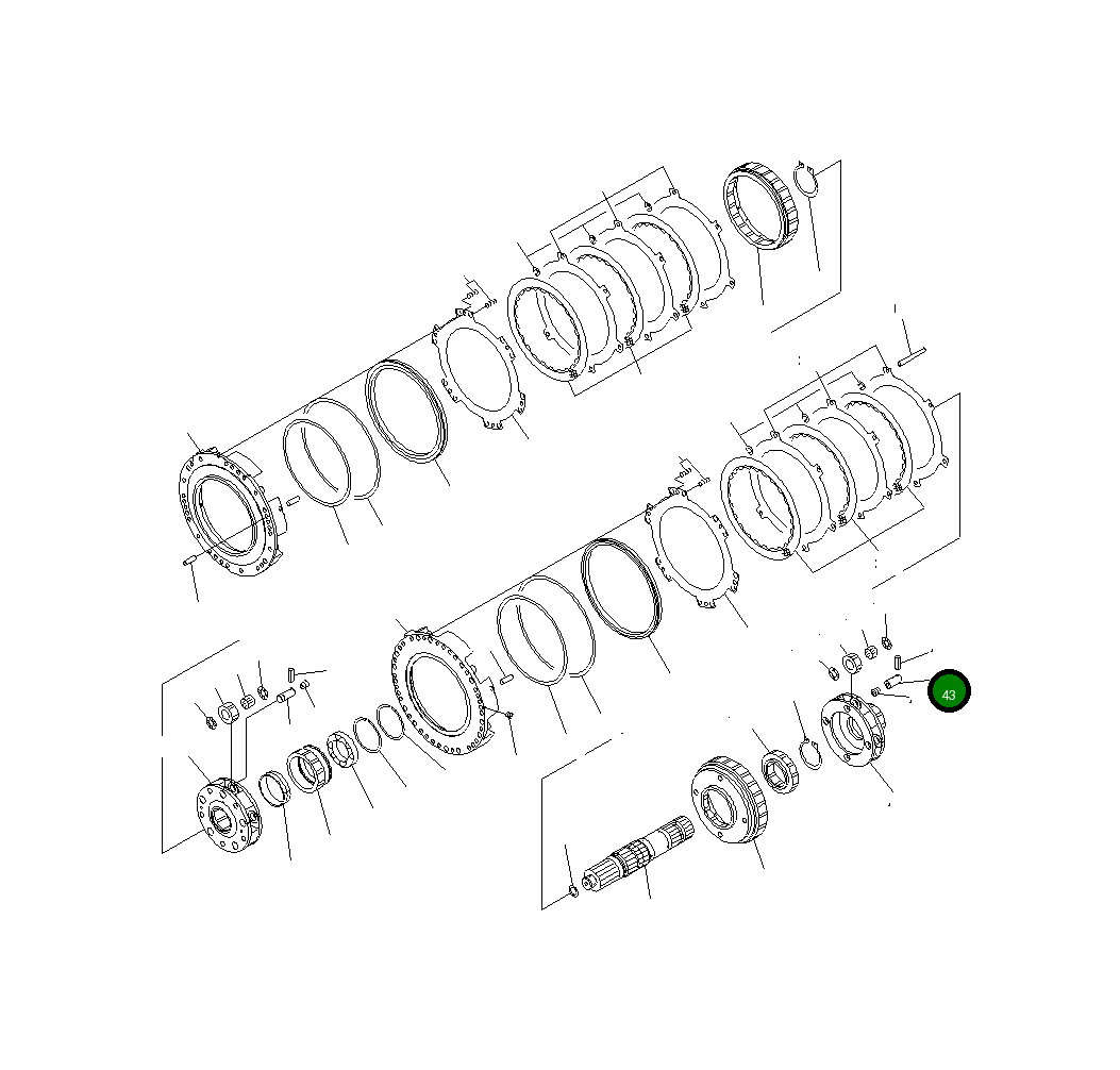 Вал 425-15-12530 Komatsu