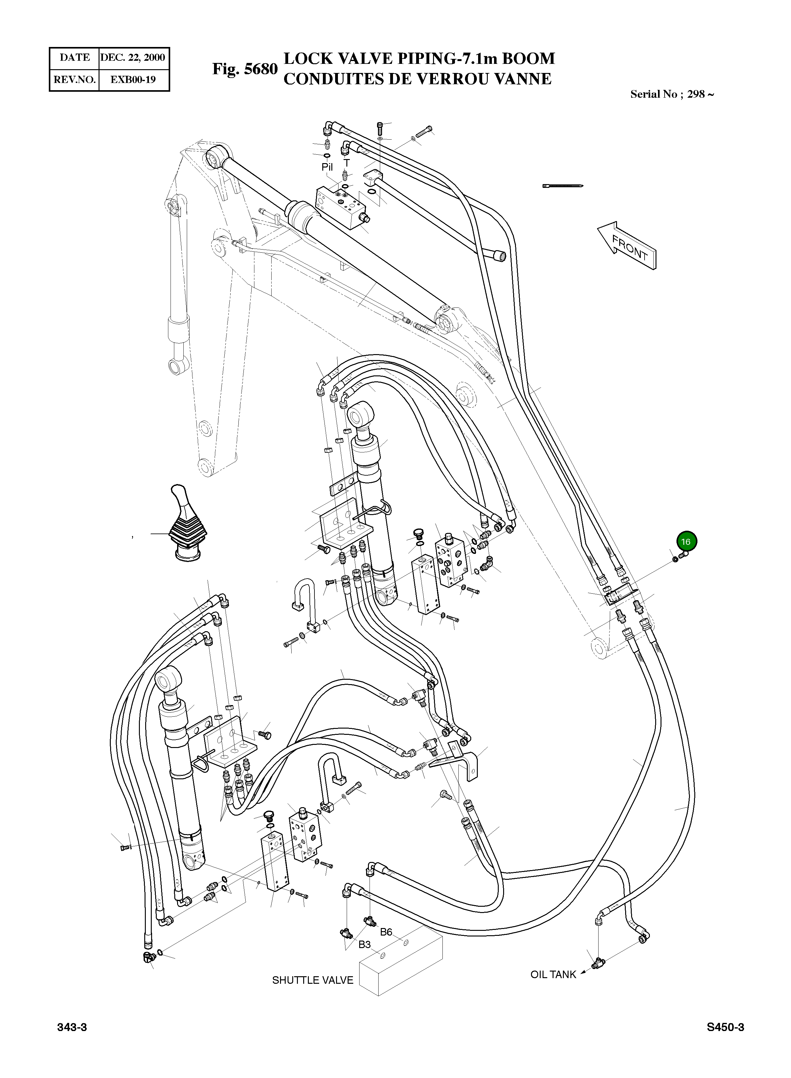 Болт M14X2.0X70 S0563361 Komatsu
