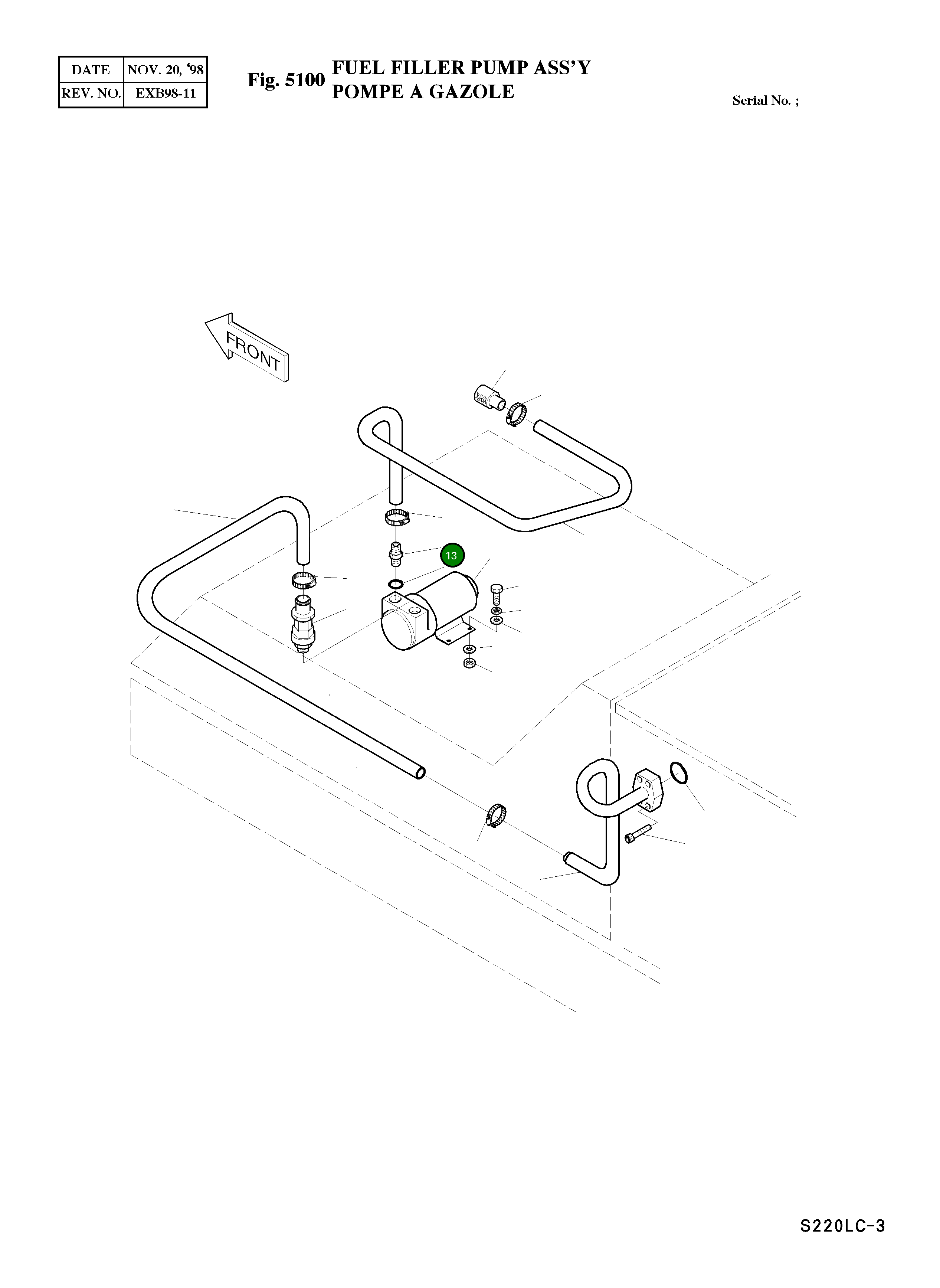 Адаптер PF1/2 2181-2368 Komatsu