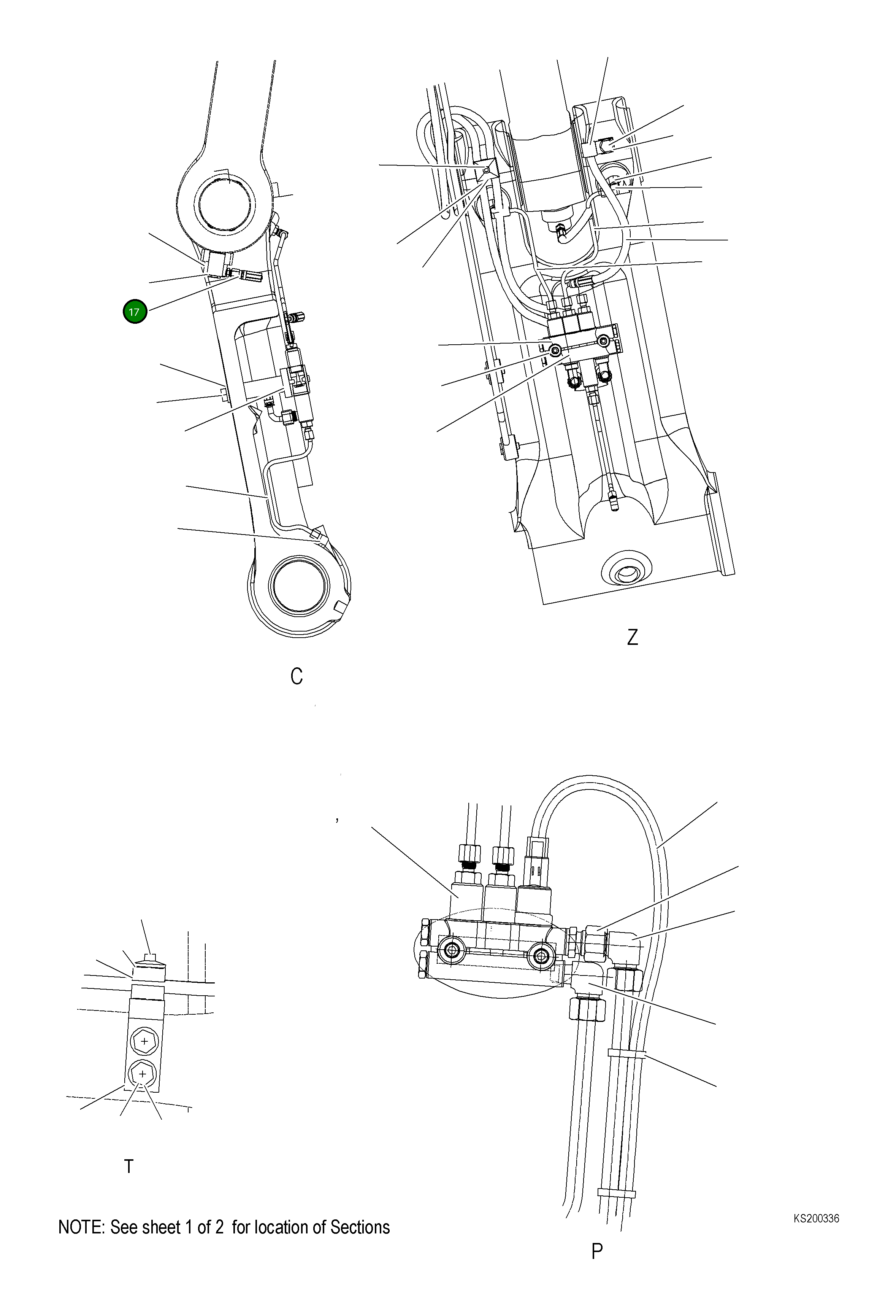 Болт-банджо 20Y-62-K8130 Komatsu