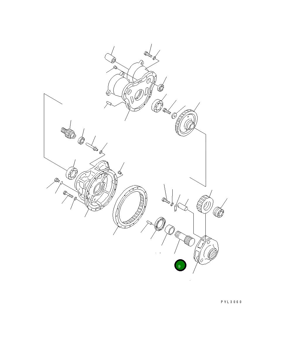 Вал 21T-27-71240 Komatsu
