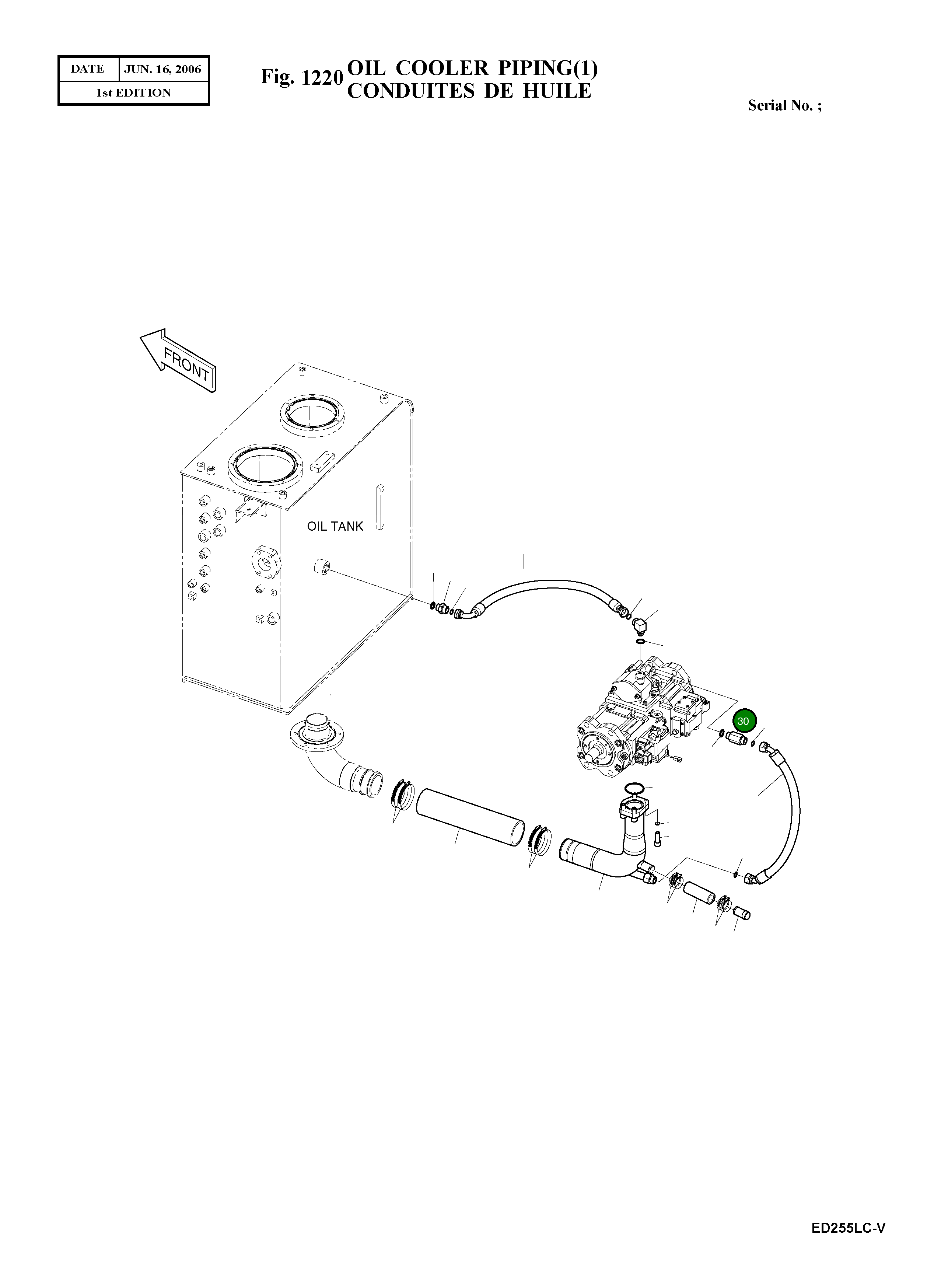 Адаптер 2181-4133D13 Komatsu