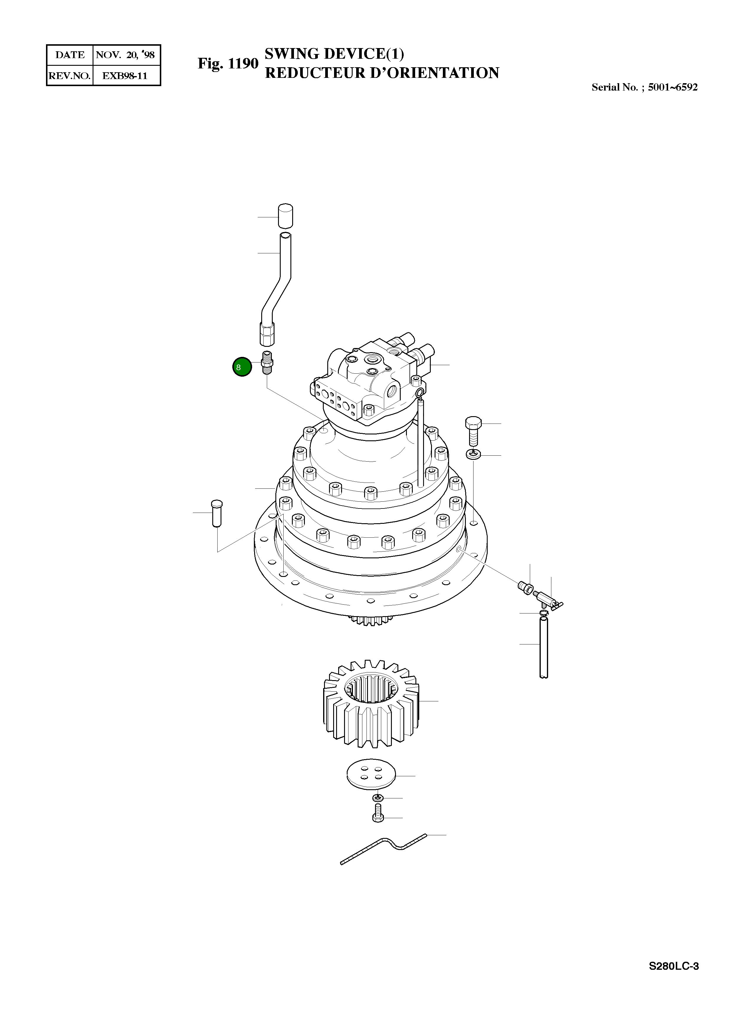 Адаптер PT3/4XPF3/4 2181-1110D37 Komatsu