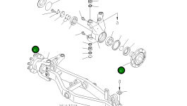 Вал 23A-27-31130 Komatsu