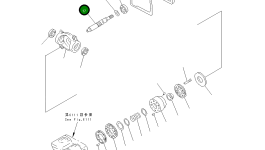 Вал 262-61-22490 Komatsu