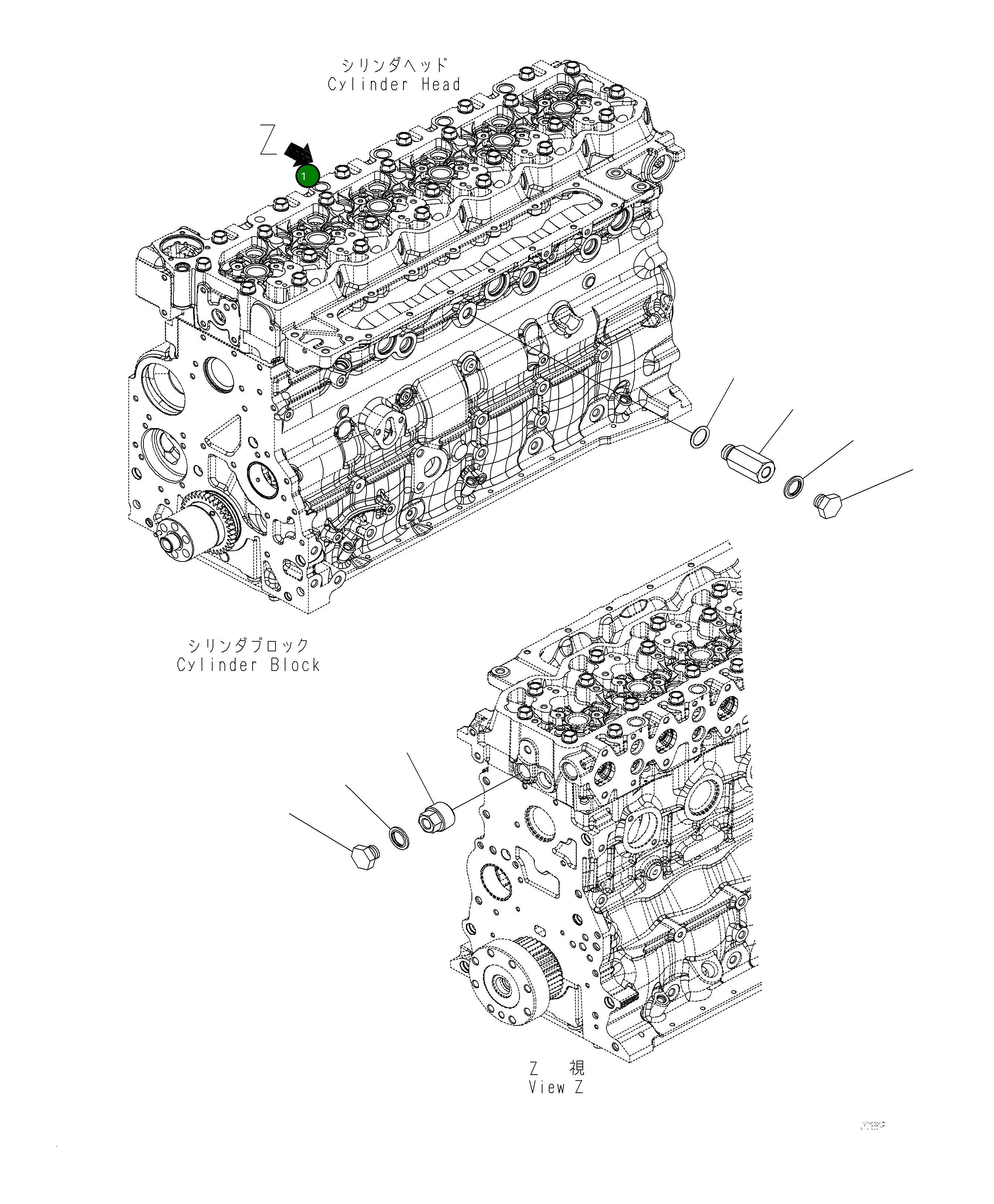 Адаптер 6755-21-7210 Komatsu