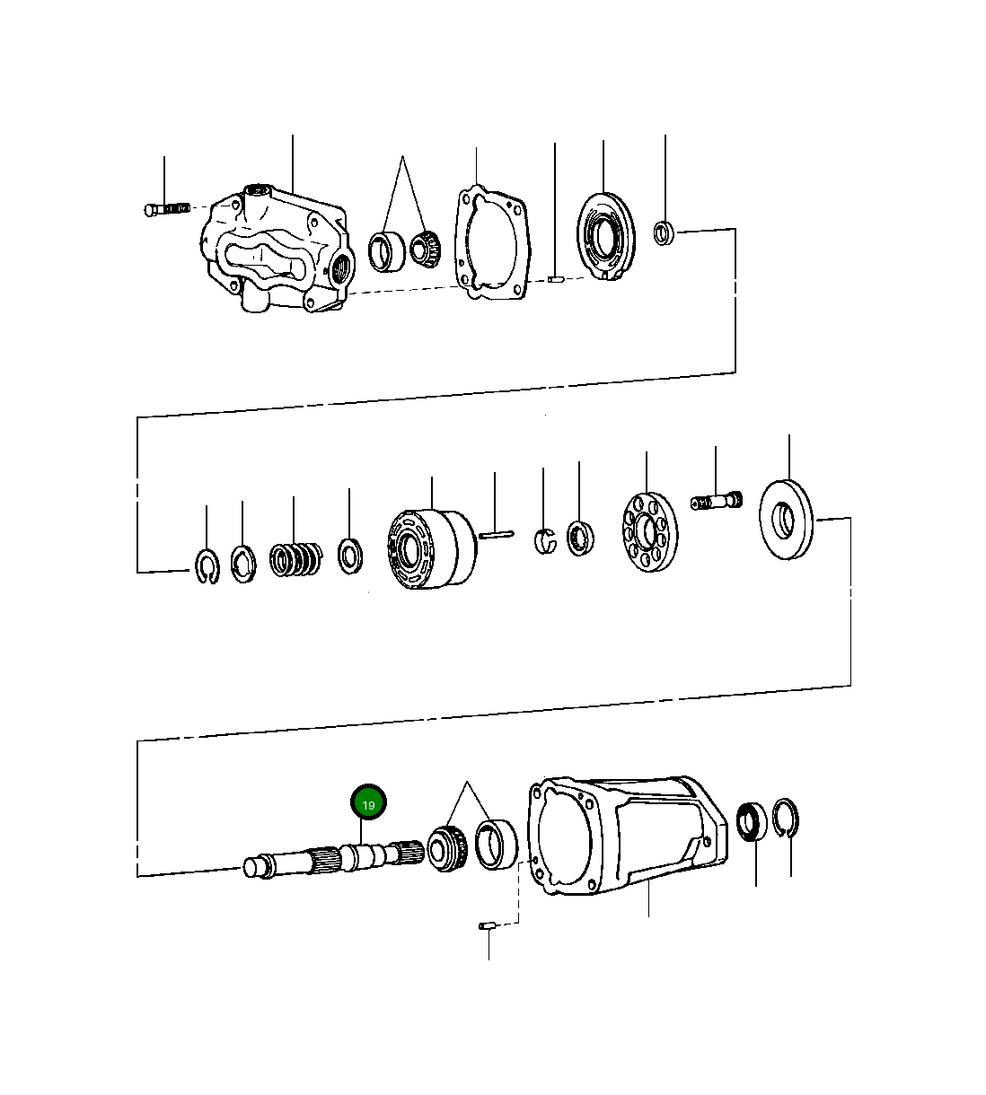 Вал 135 443 Komatsu