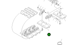 Башмак 198-32-31384 Komatsu