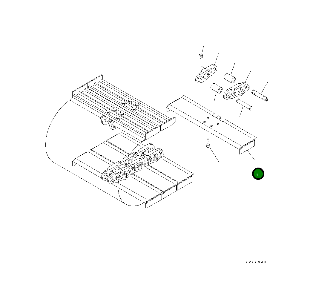 Башмак 8255-32-2120 Komatsu