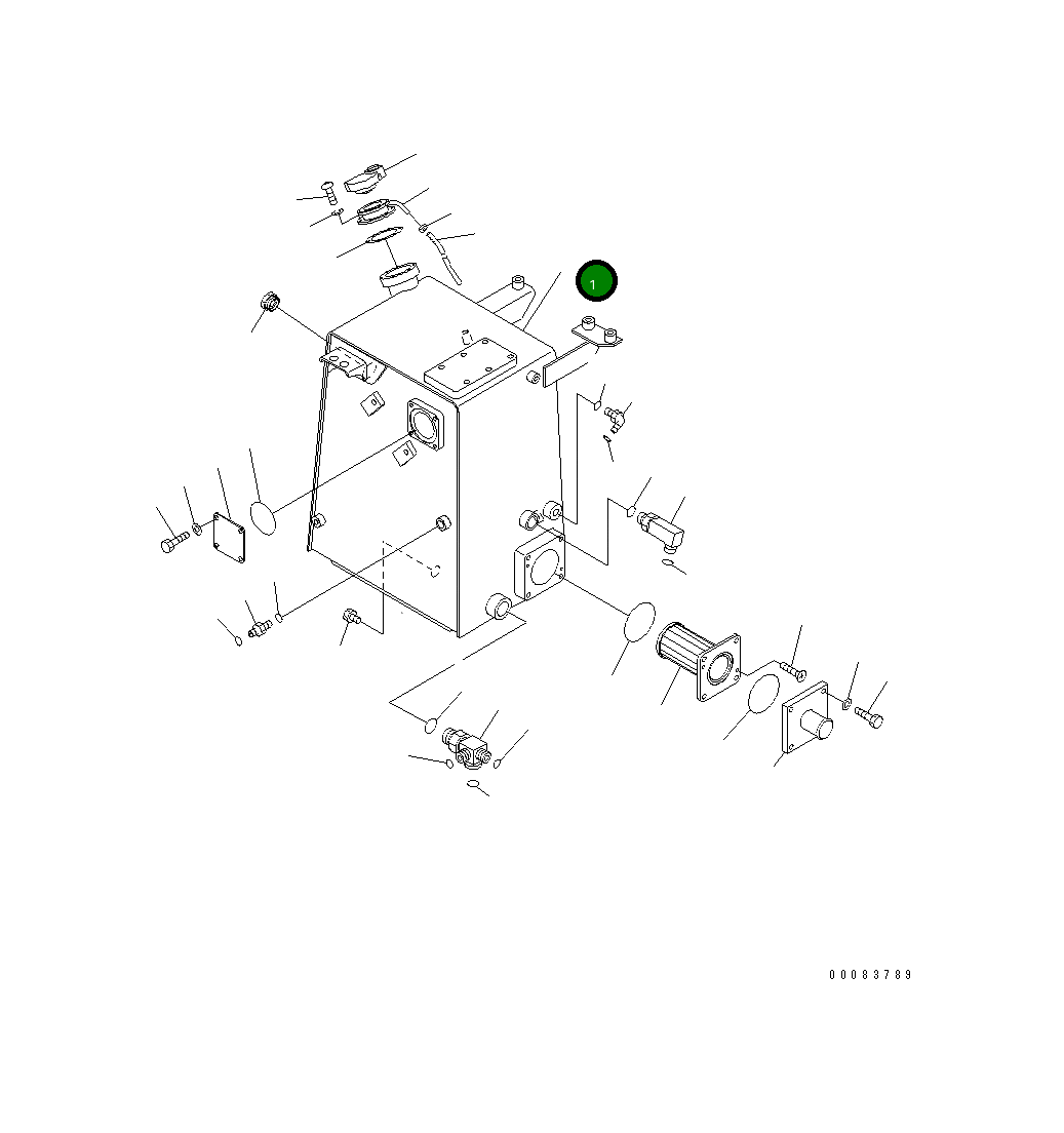 Бак 11Y-60-11116 Komatsu
