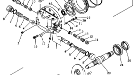 Вал TZ210A2002-01 Komatsu