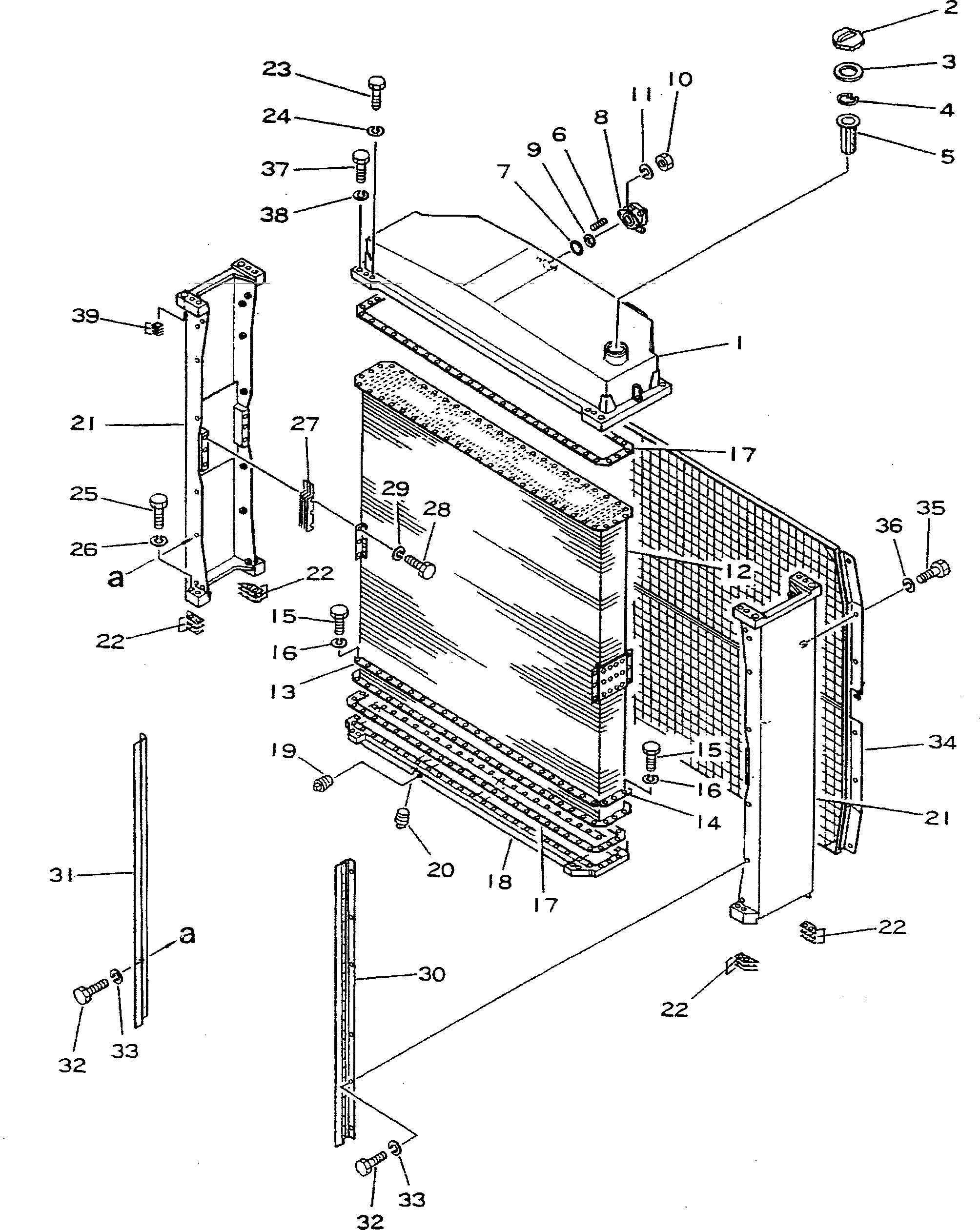 Бак 195-03-11116 Komatsu
