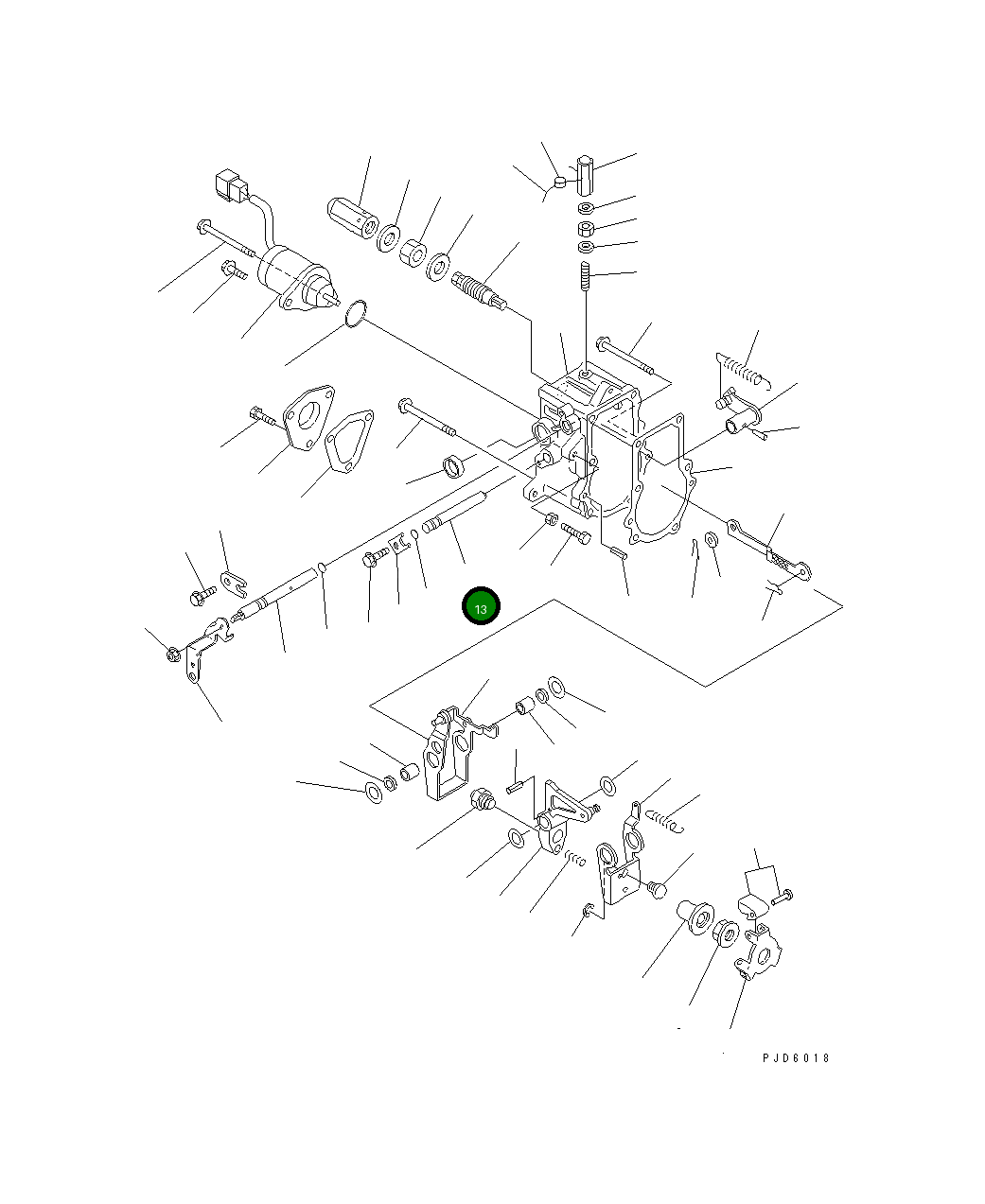 Вал 456-275 Komatsu