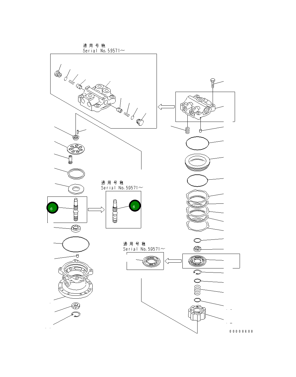 Вал 708-7T-12420 Komatsu